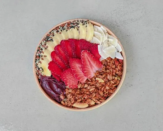 Açaí bowl Mother In Law's Tongue, visto desde arriba
